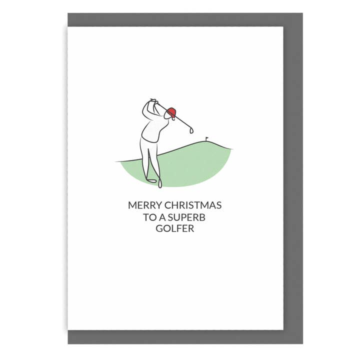 Golf Christmas Card for wholesale by Ingletop