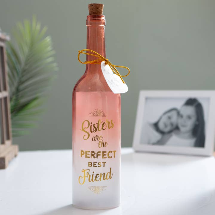 Bouteille Starlight Sisters Perfect Best Friend - Sister Gifts pour la vente par Boxer Gifts