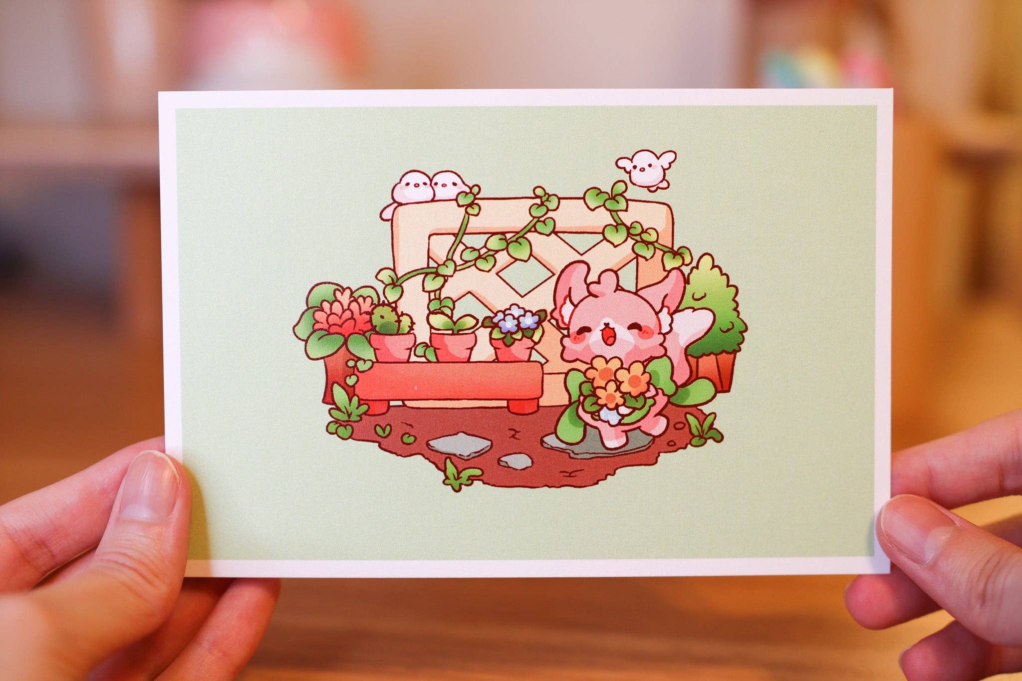 Fuwuffle - Wholesale Art Print - Fox Florist Art Print3