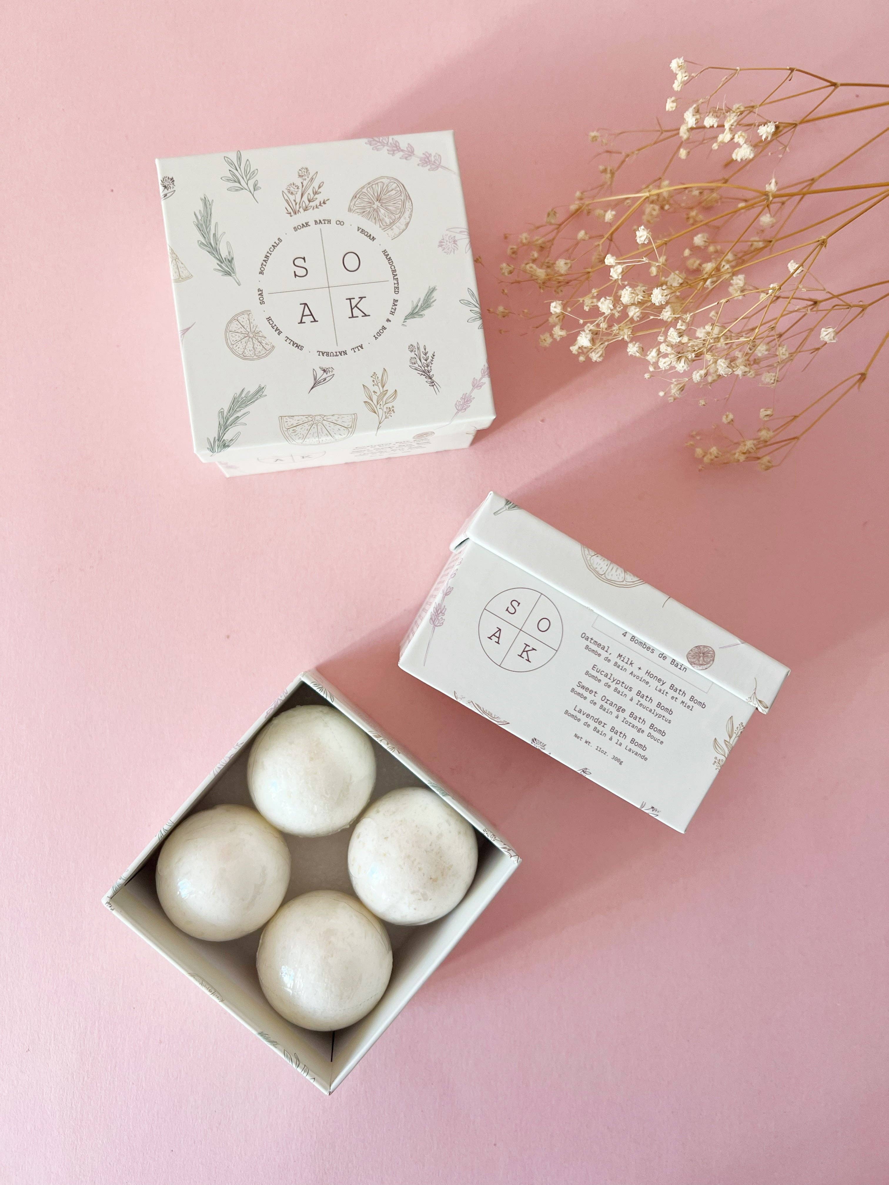 SOAK Bath Co - Wholesale Bath Bomb/Fizz - Mini Bath Bomb Gift Box - Canadian Handmade5