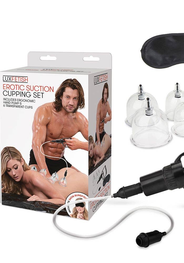 Clear Lux Fetish Erotic Suction Cupping Set LF5315 for wholesale on Faire