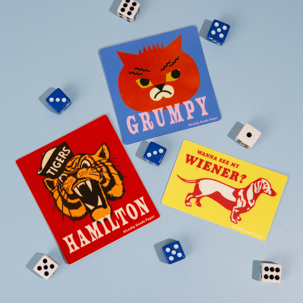 Lucky Goods Paper - Wholesale Phone & Laptop Stickers - See My Wiener – Matte Vinyl Sticker3