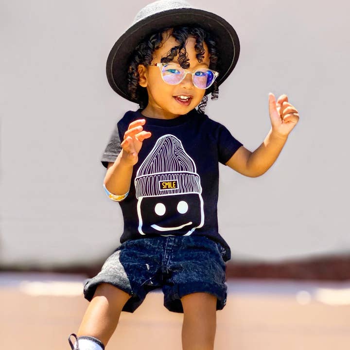 T-SHIRT EMOJI SOURIRE pour la vente par Mini FLEX KIDS