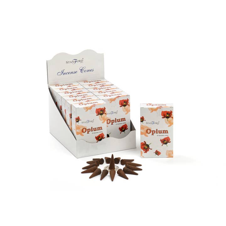 AW Artisan - Vendita all'ingrosso Incensi - 12 coni di incenso all'oppio