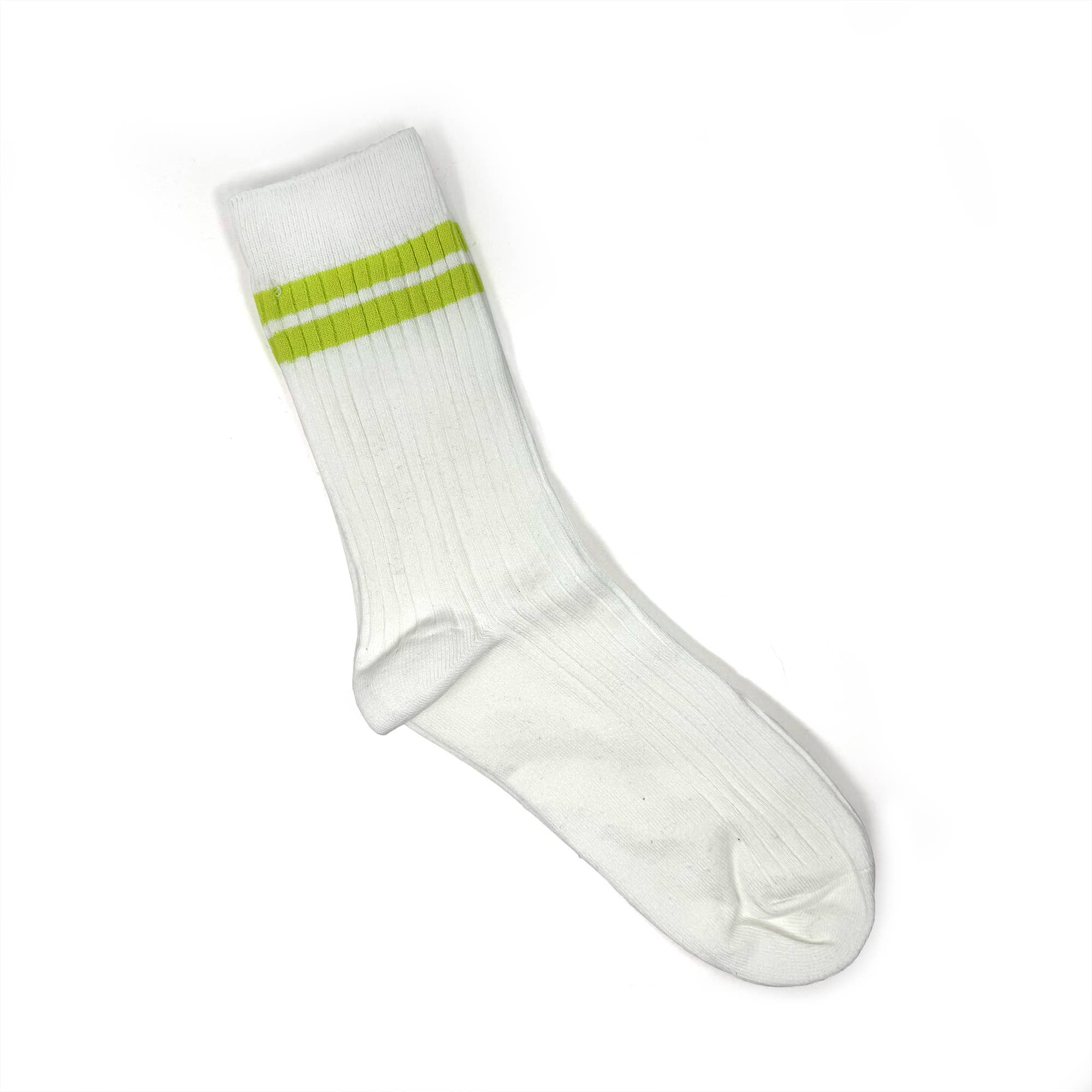 Rainbow Unicorn Birthday Surprise - Wholesale Socks - Women's - Retro Ribbed Denise Tube Socks with Varsity Stripes4