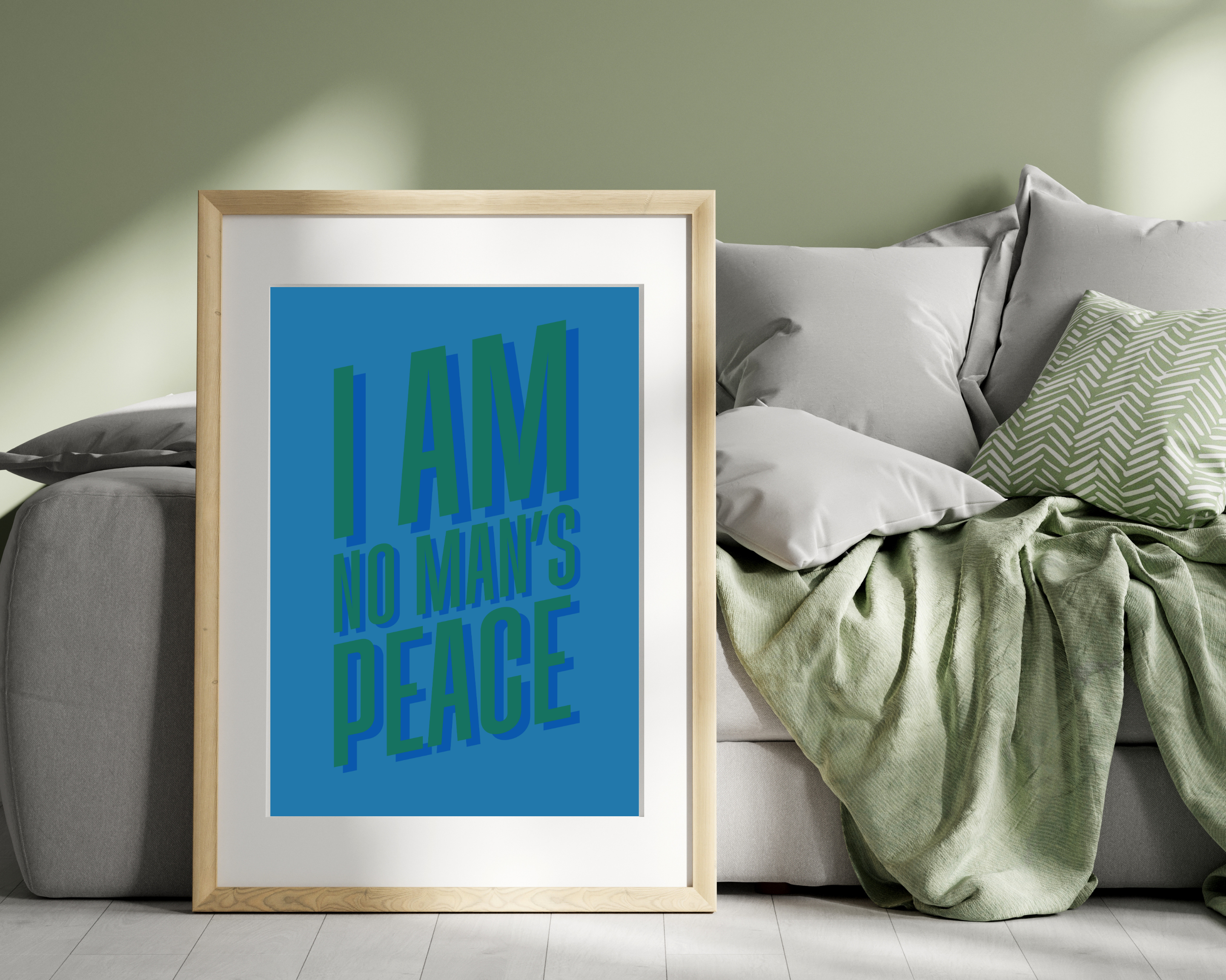 Olive Street Collective - Wholesale Art Print - I Am No Man's Peace Print23