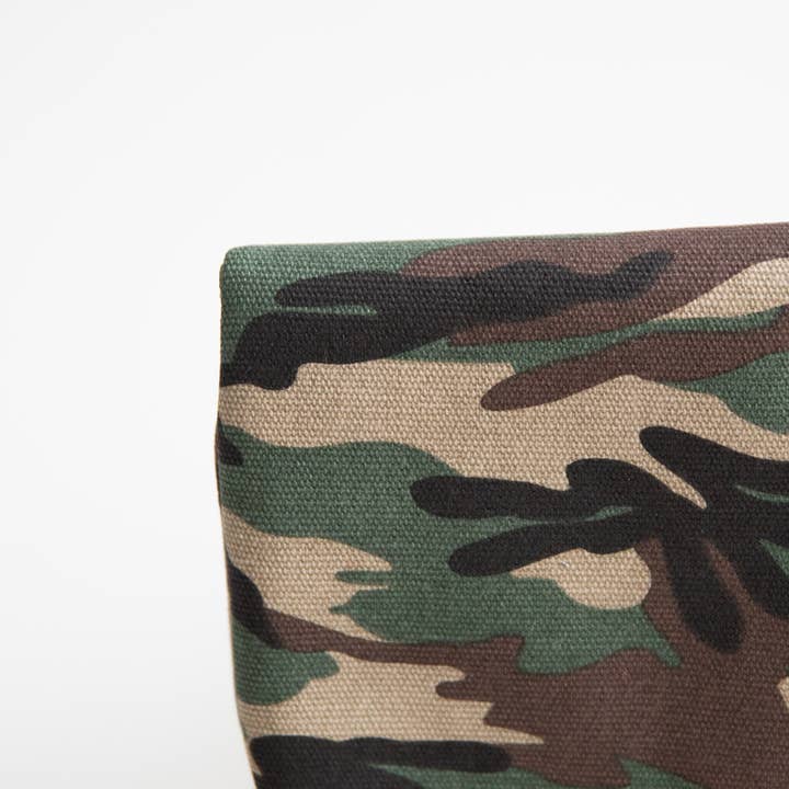 Funky Monkey Fashion - Wholesale Wristlet - $3.97 Closeout Fold Over-Camo & Black w Red
