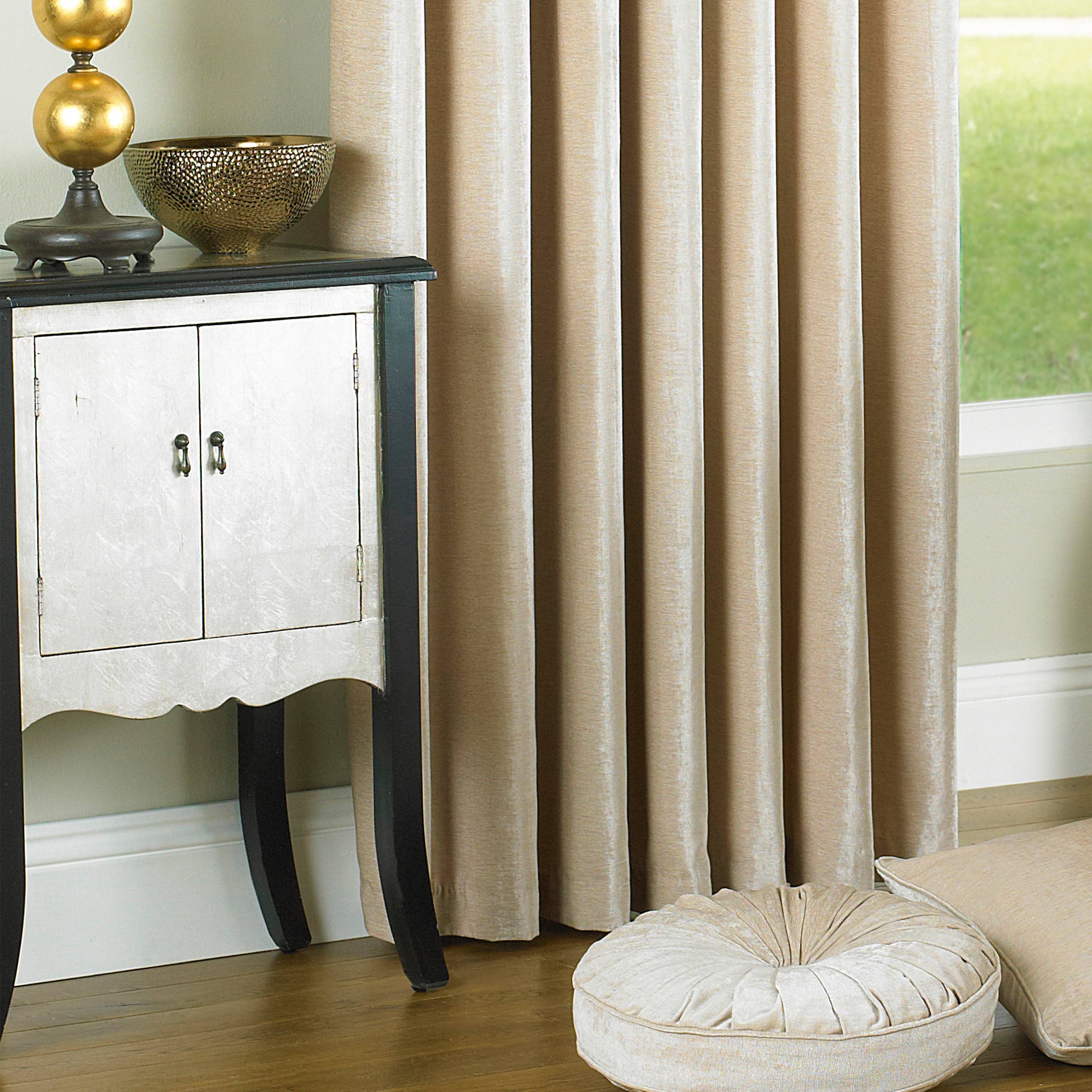 Wellesley Semi-Plain Eyelet Curtains Natural for wholesale on Faire2