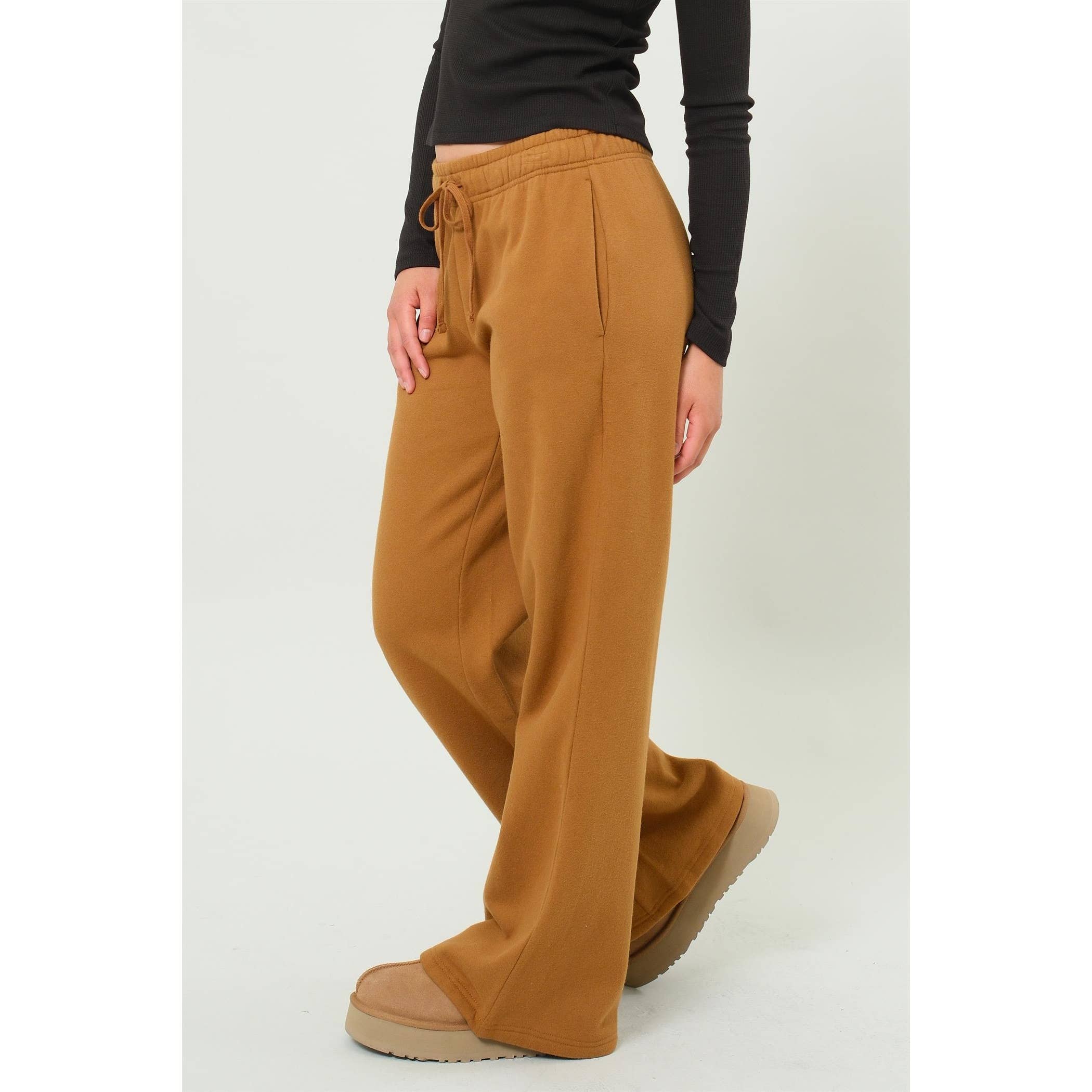 HYFVE - Vendita all'ingrosso Pantalone - Donna - Pantaloni a Gamba Larga con Coulisse a Vita Media7