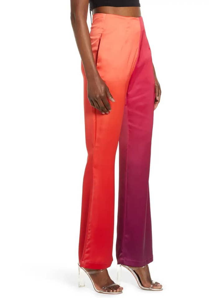 MULTI Dalston Multi-Tone High Waisted Trousers for wholesale on Faire1