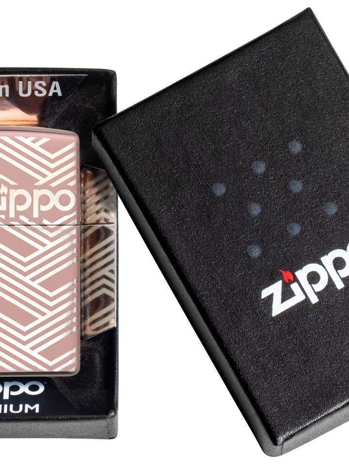 Zippo - 49190 Abstract Laser Design Genuine Lighter for wholesale by Zippo UK