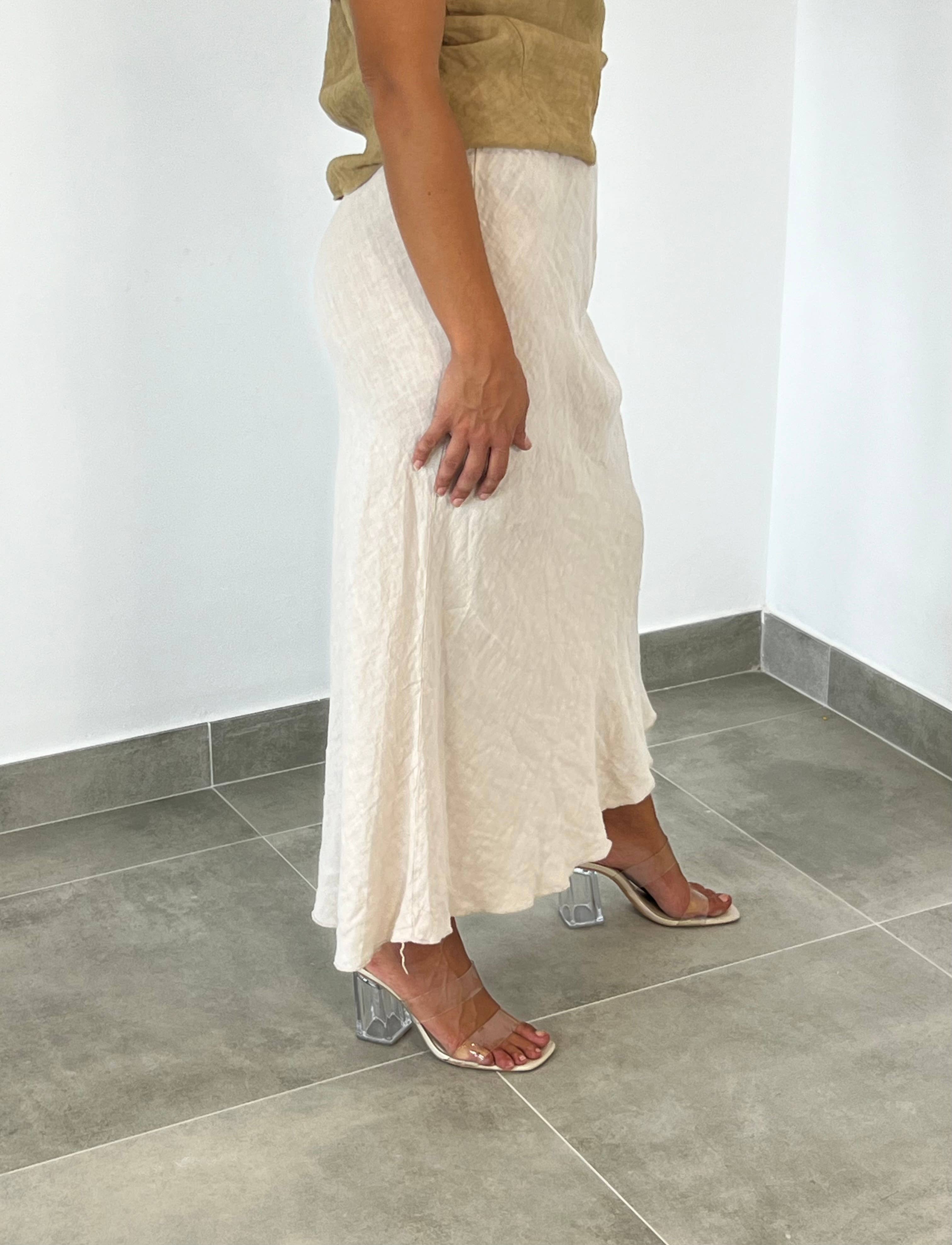 Linen & More – Großhandel Rock – Damen – REF 6298 ROCK AUS 100% LEINEN4