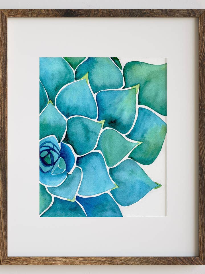 Ice Blue Art Print for wholesale by Jradartdesign