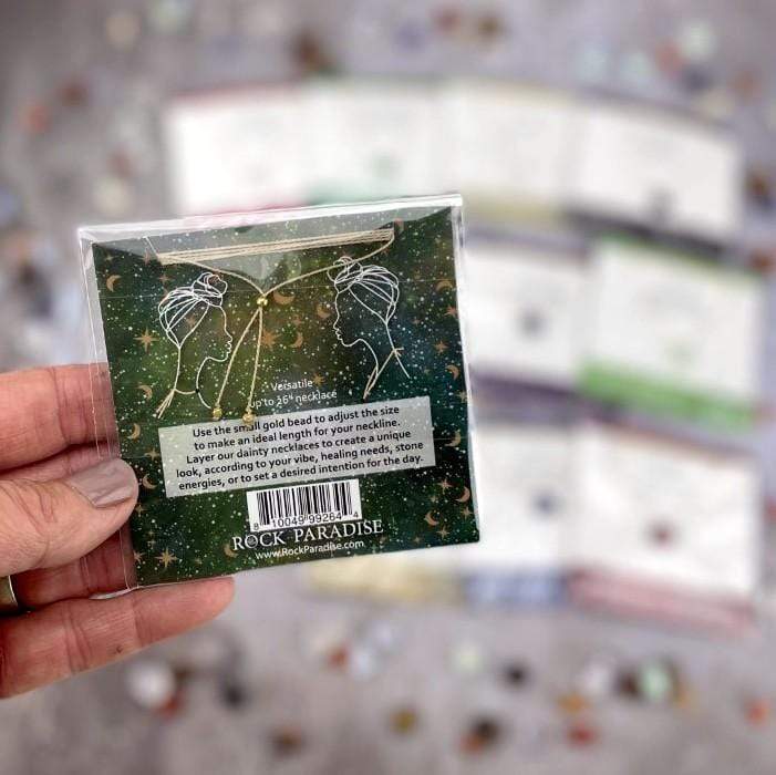 Rock Paradise - Wholesale Beaded/Pearl Necklace - Crystal Gemstone Drop Bead Finished Necklaces (N-DP)8