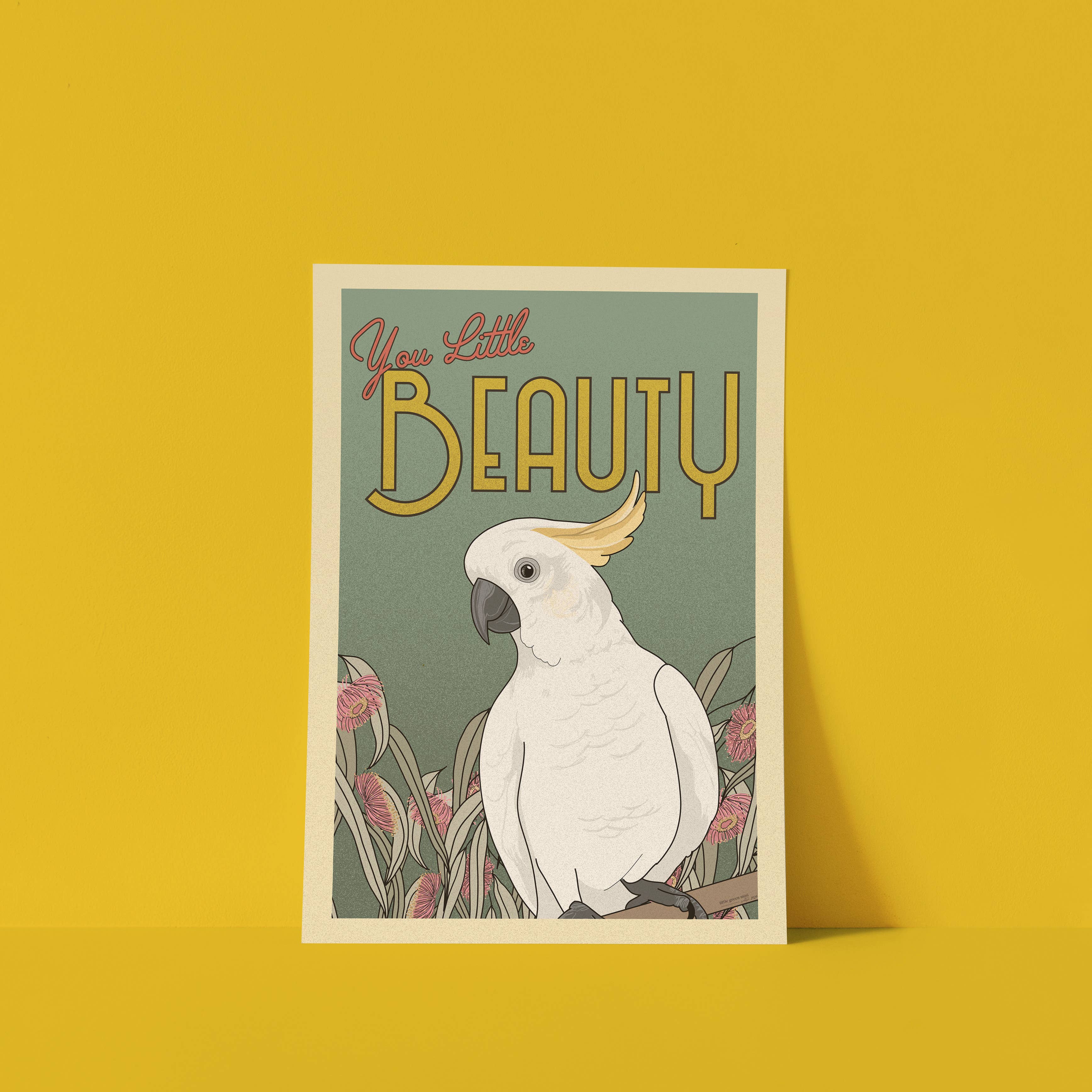 Little Green Mini Creative - Wholesale Poster - Cockatoo Poster | Art Print | Australian Wall Art2