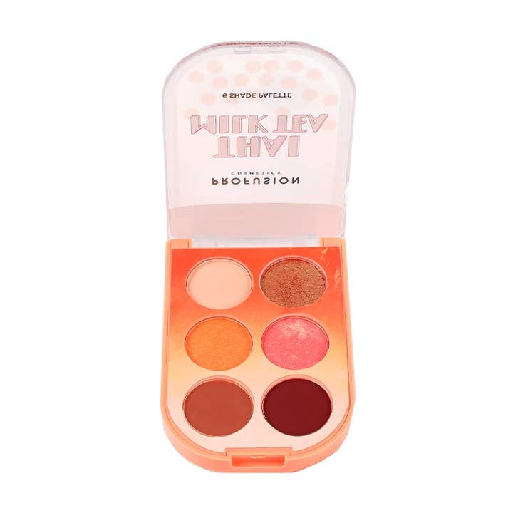 Profusion Cosmetics - Wholesale Eyeshadow Palette - Milk Tea - 6 Shade Highly Pigmented Eyeshadow Makeup Palette7