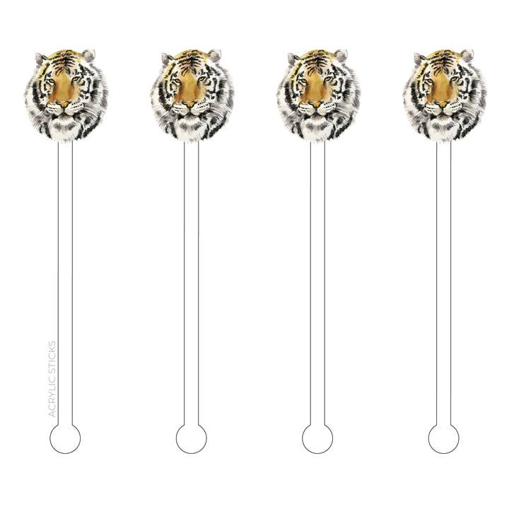 TIGRE DU BENGALE EN ACRYLIQUE pour la vente par XO ACRYLICS | ACRYLIC STICKS