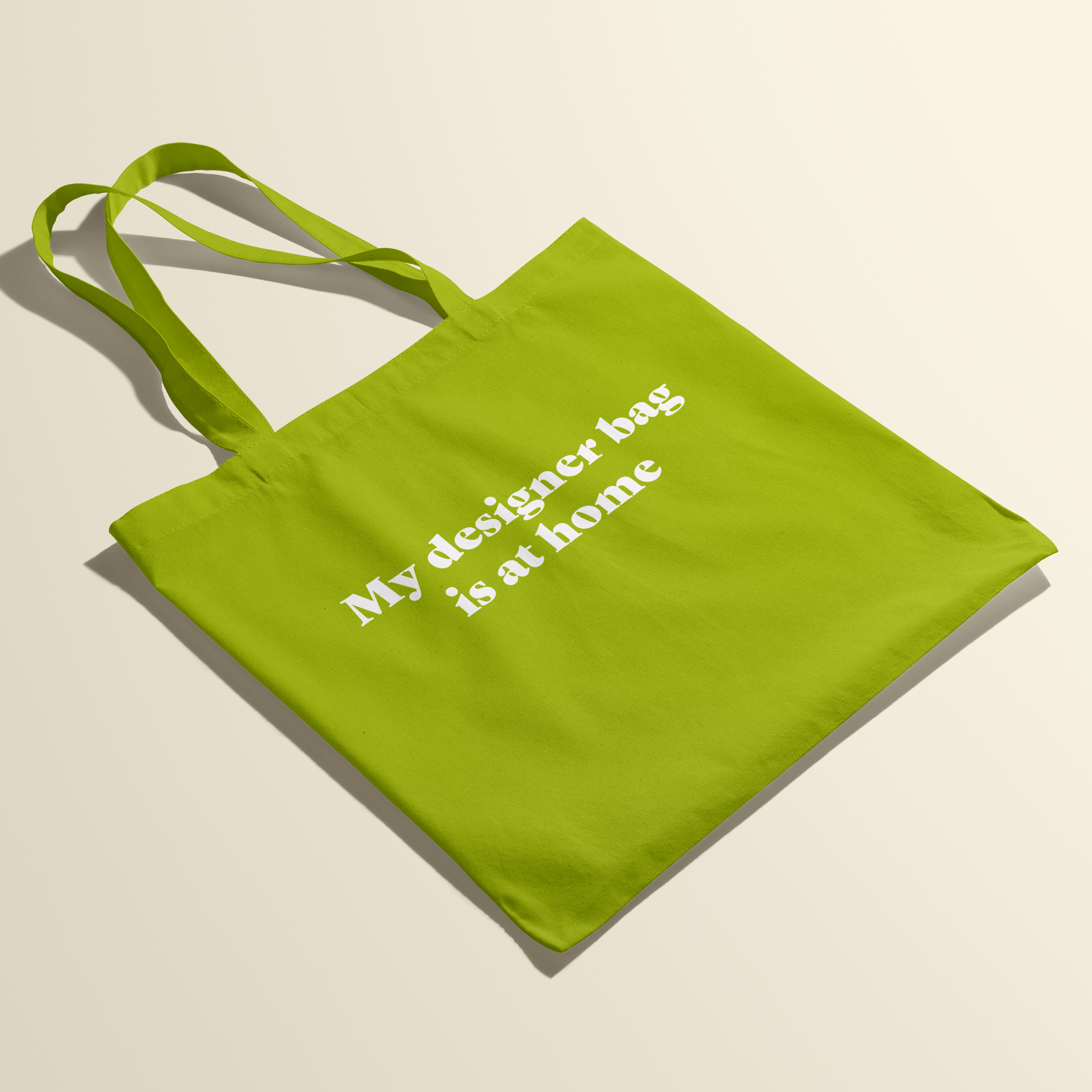Deadpixel - Wholesale Tote Bag - Women's - Tote bag - My designer bag is at home - Kiwi green3