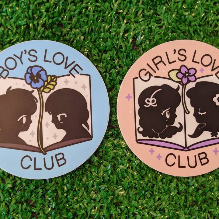 BL or GL club waterproof sticker for wholesale by Medium Mushroom