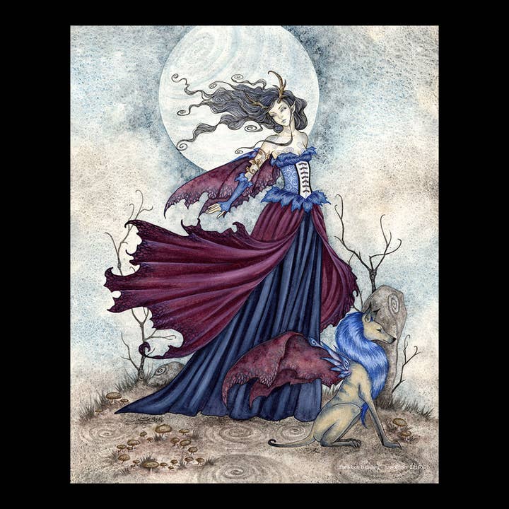 8x10 PRINT - The Moon Is Calling for wholesale by Amy Brown Art