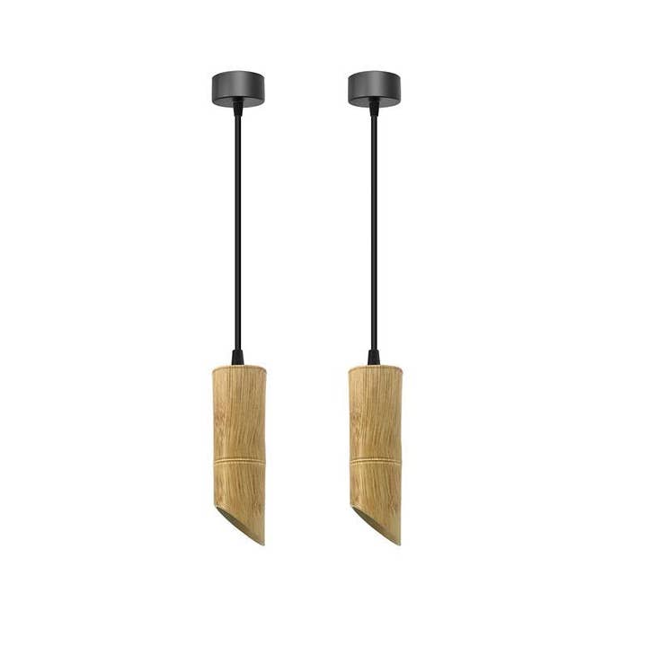Ledsone - Wholesale Chandelier/hanging light - Hanging Wooden GU10 Socket Pendant Light~477411