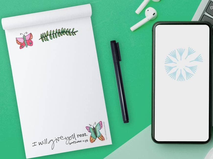 Dandelion Design - Wholesale Notepad - 4x6 Notepad-Rest2