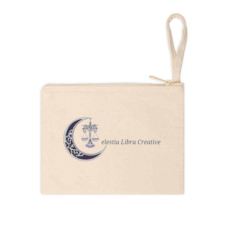 Customized accessory Zipper Pouch for wholesale by Celestia Libra Creative