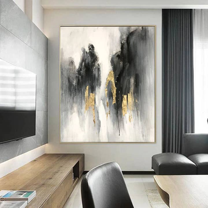 Unveiled - handmålad oljemålning på bomullscanvas för wholesale av Art by Maudsch