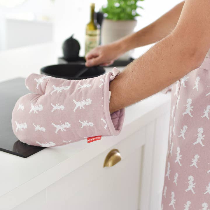 Solstickan Design - Wholesale Oven Mitt/Pot Holder - Pot Mantle - Pink1