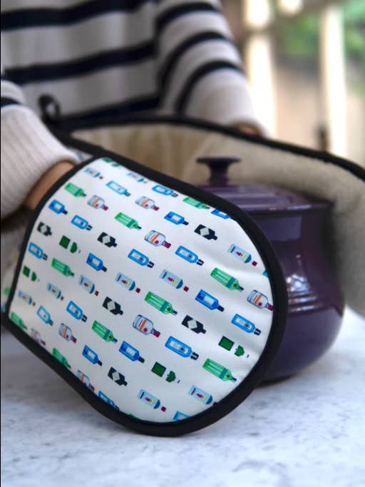 GIN Double Oven Gloves for wholesale by Jessica Anderton Designs Limited