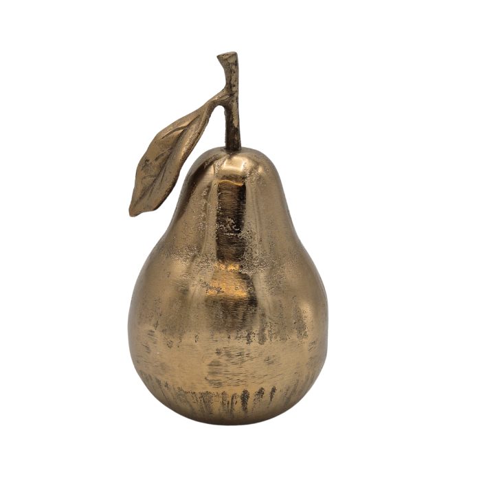ADC Eindhoven - Wholesale Decorative Tabletop Object - Deco. Pear - S - Shiny Champagne1