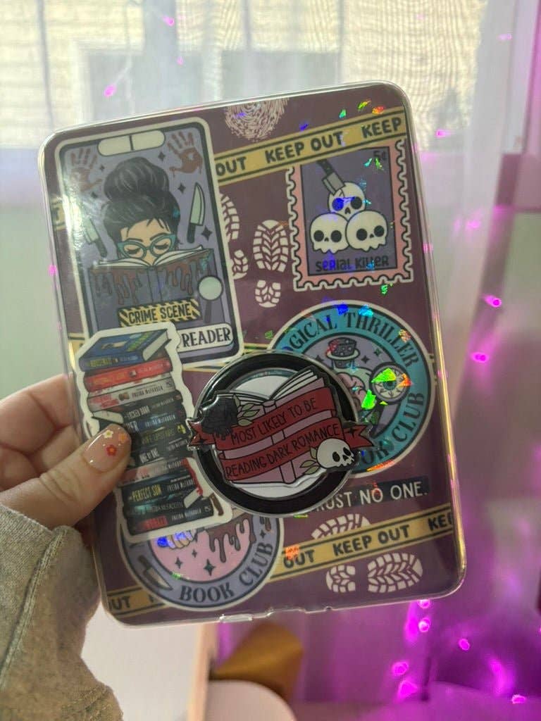 Awfullynerdy.co - Wholesale Phone Grip - Probably Reading a Dark Romance 3M Pop Socket - Durable Phone Accessory1