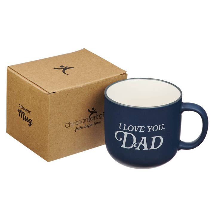Christian Art Gifts - Wholesale Coffee Mug - Mug Navy I Love You, Dad Mal. 4:61