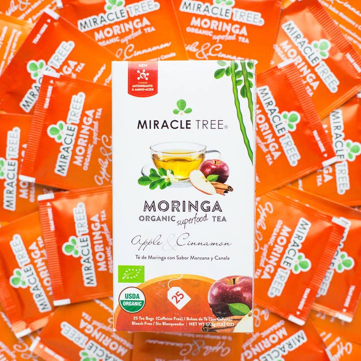 Miracle Tree - Wholesale Health/Detox Tea - Organic Moringa Tea: Apple & Cinnamon4