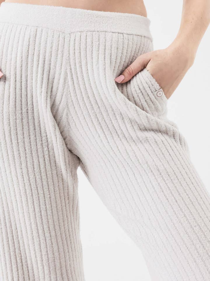 Sunday Citizen - Wholesale Pants - Women's - Cloud Cool Ribbed Relaxed Pants
