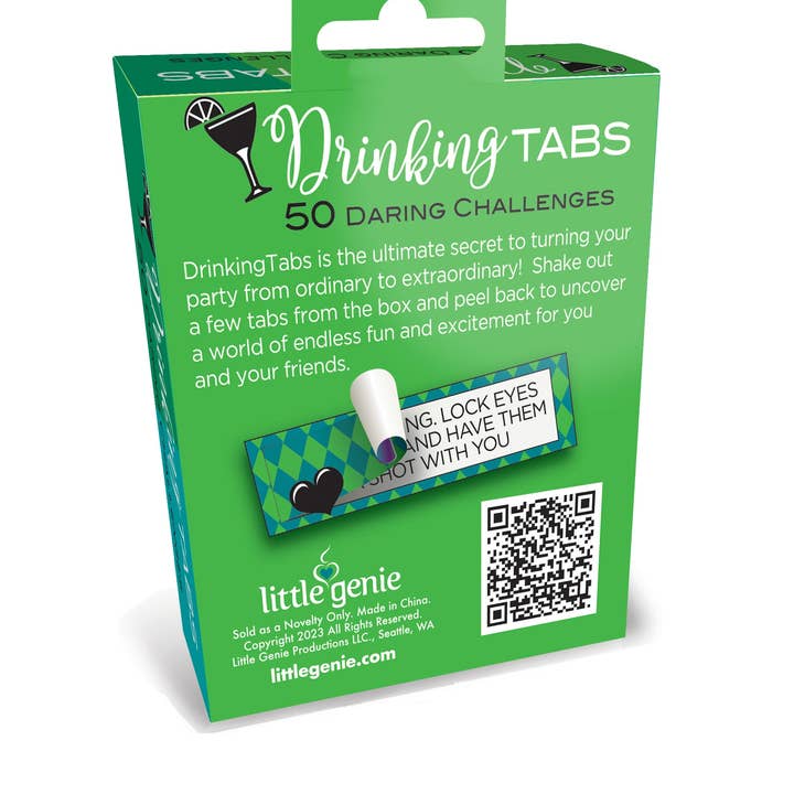 Little Genie Productions - Wholesale Card Game - Drinking Tabs2