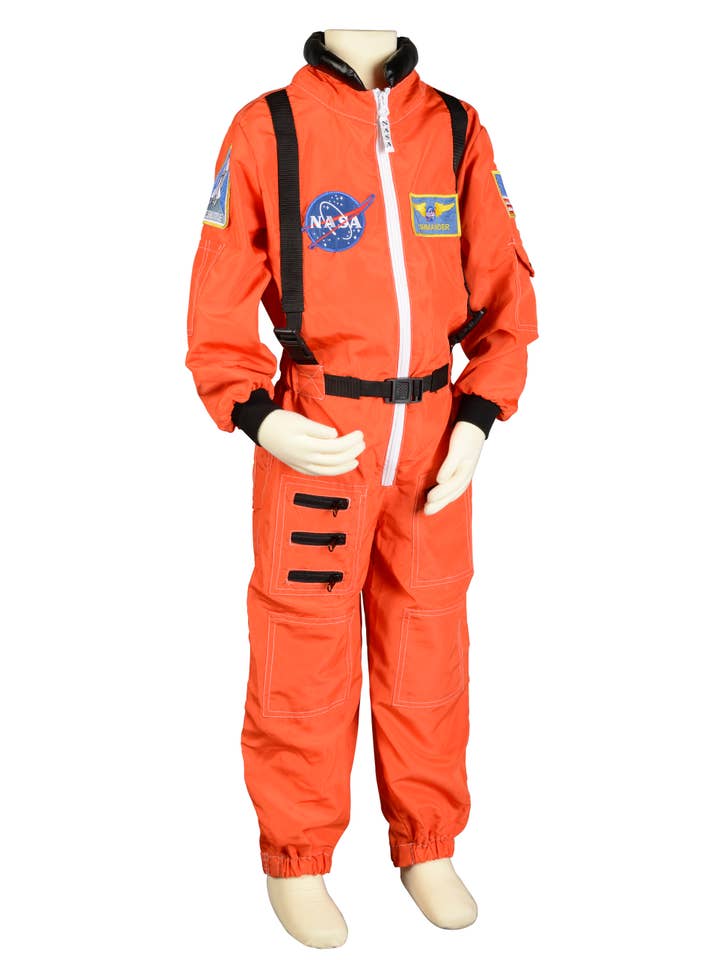 Aeromax Toys - Vendita all'ingrosso Costume di carnevale - Bambini - Jr. Tuta da astronauta con berretto ricamato