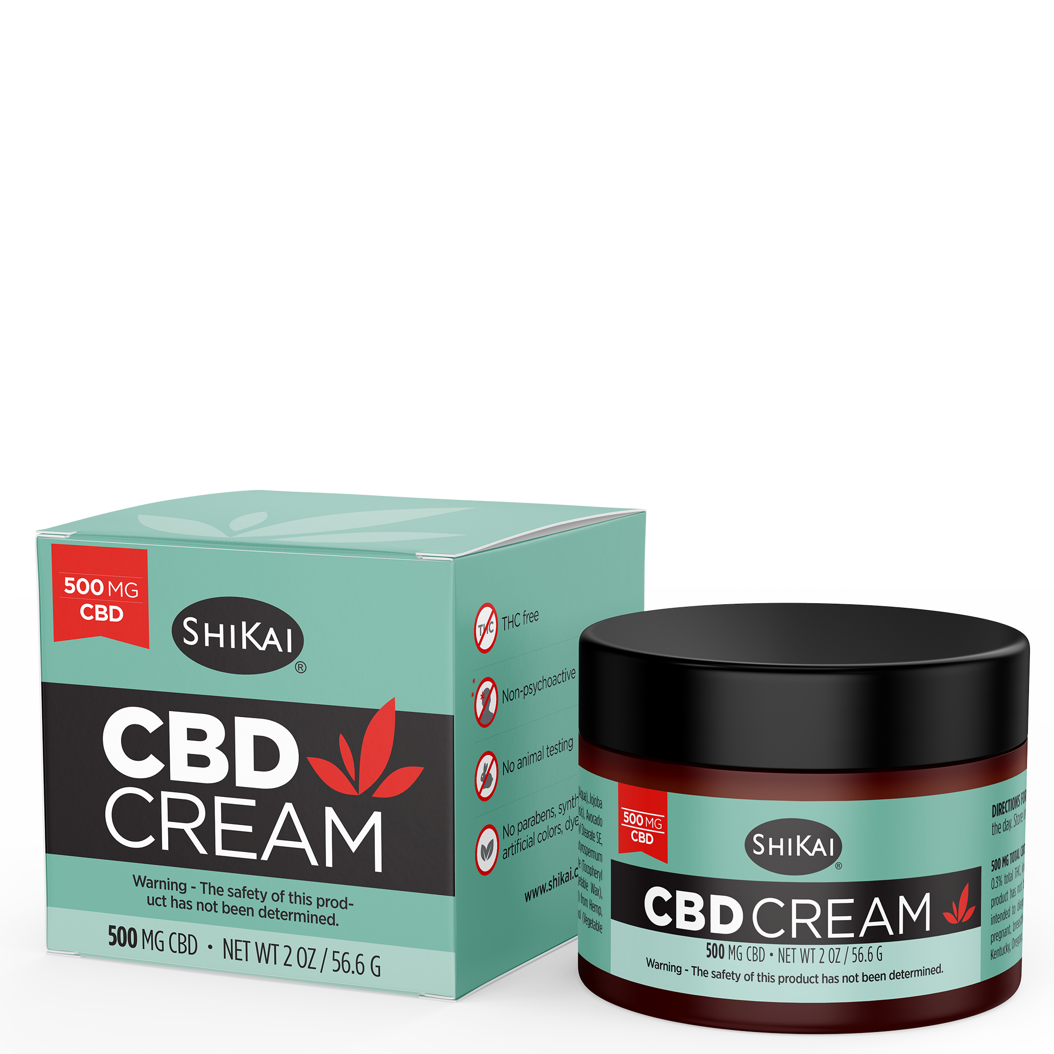 ShiKai Products - Wholesale CBD Balm - 2 oz CBD Double Strength Cream | 500mg CBD2