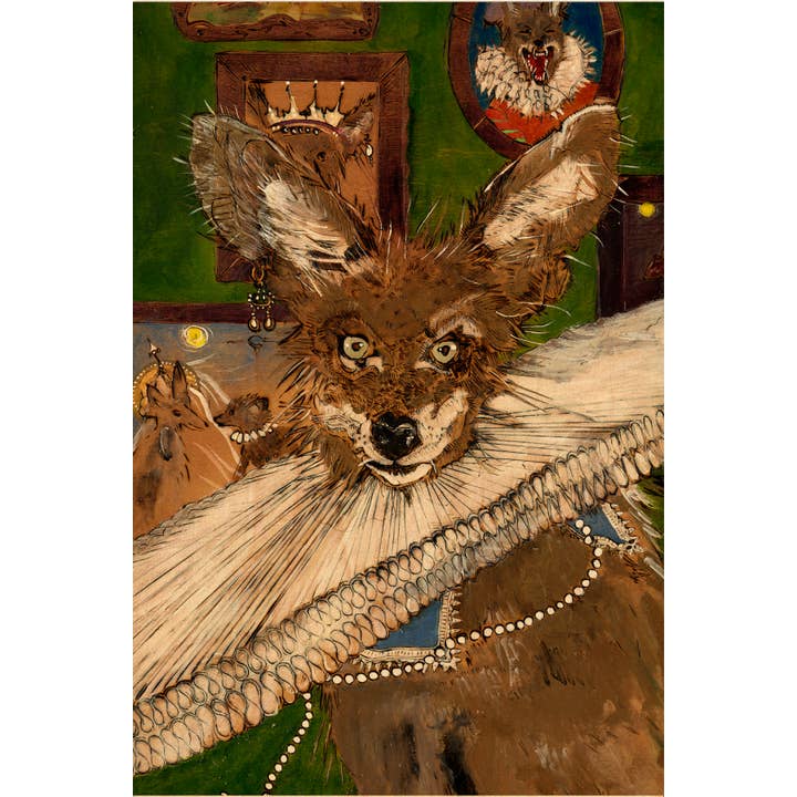 'El Duque' Full-Color Postcard Printed on Maple Wood Stock for wholesale by Zenbunnyland