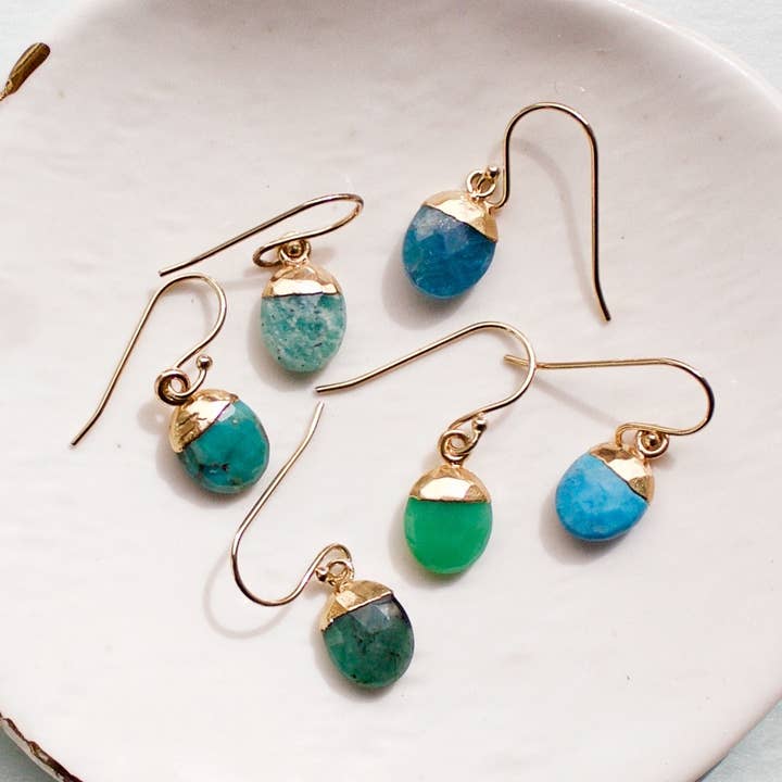 Pendientes colgantes Semi Bud para venta al por mayor de a.v. max