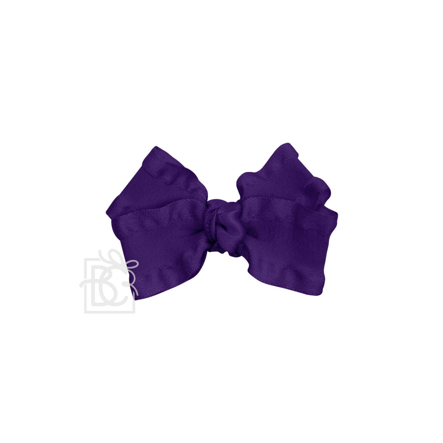 Beyond Creations, LLC - Wholesale Hair Bow - Kids - DOUBLE RUFFLE BOW ON CLIP78