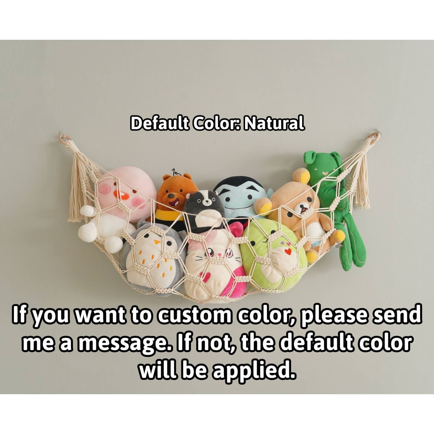 BeanDaikon – wholesale Toy storage box – Kids & baby – Boho Macrame Toy Storage Hammock I251