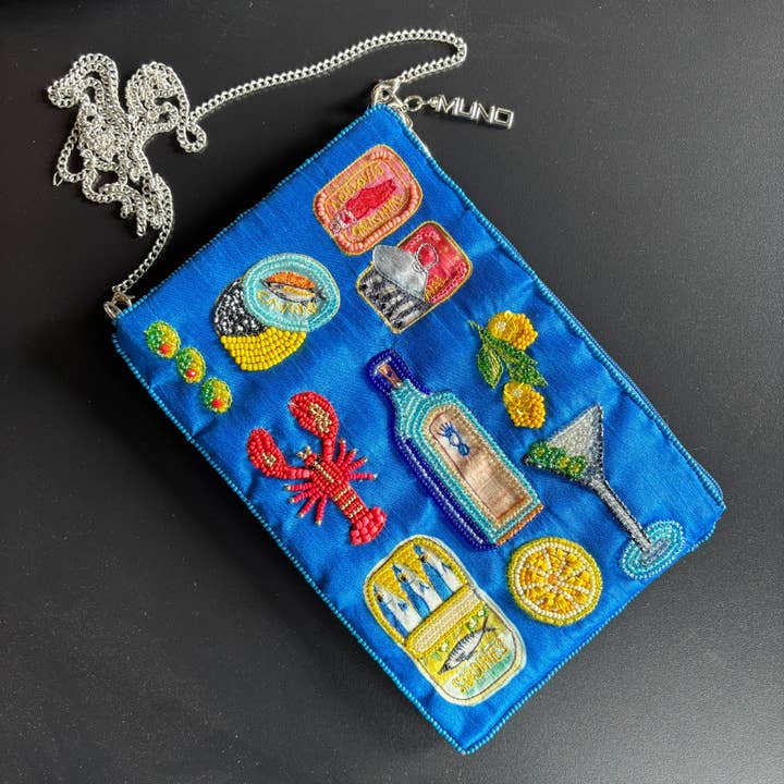 Muno - Wholesale Crossbody Bag - Women's - Dolce Vita Beaded Silk Mini Bag2