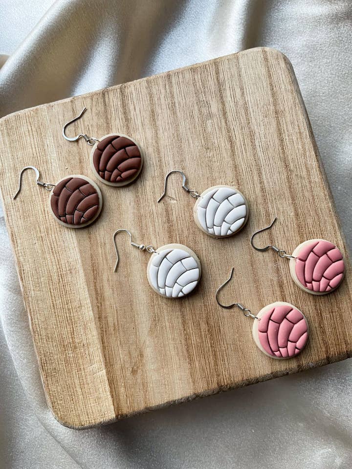 Concha dinglar - Polymer lera örhänge dingla för wholesale av Simple by Ame LLC