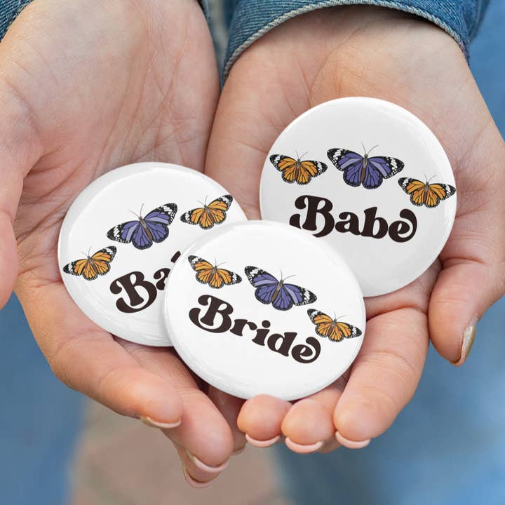 Never Knew I Needed - Wholesale Lapel Pin/Button - Bride & Bride's Babe Pins0
