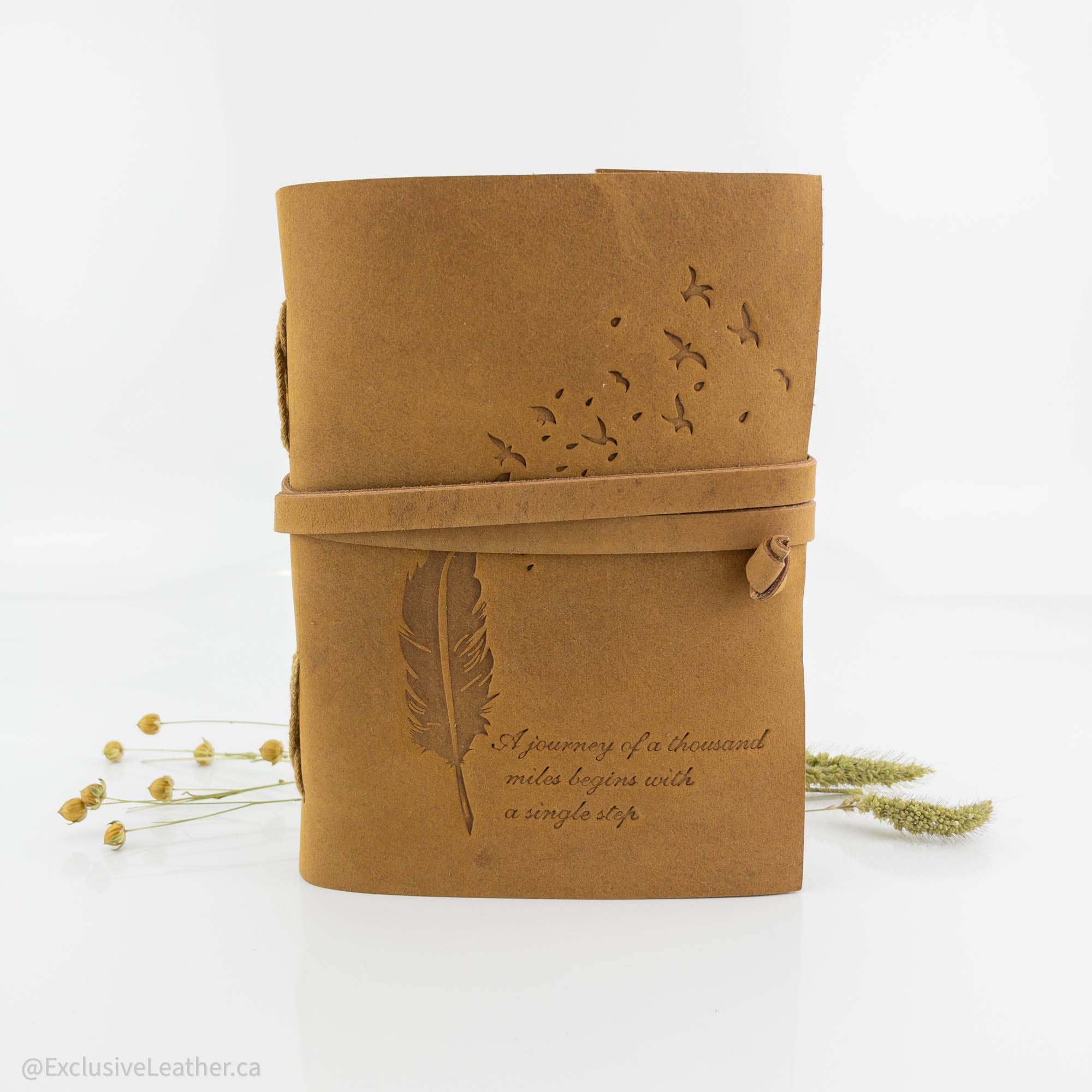 Exclusive Art Inc - Wholesale Journal/Diary - Leather Journal  - A journey of a thousand miles1