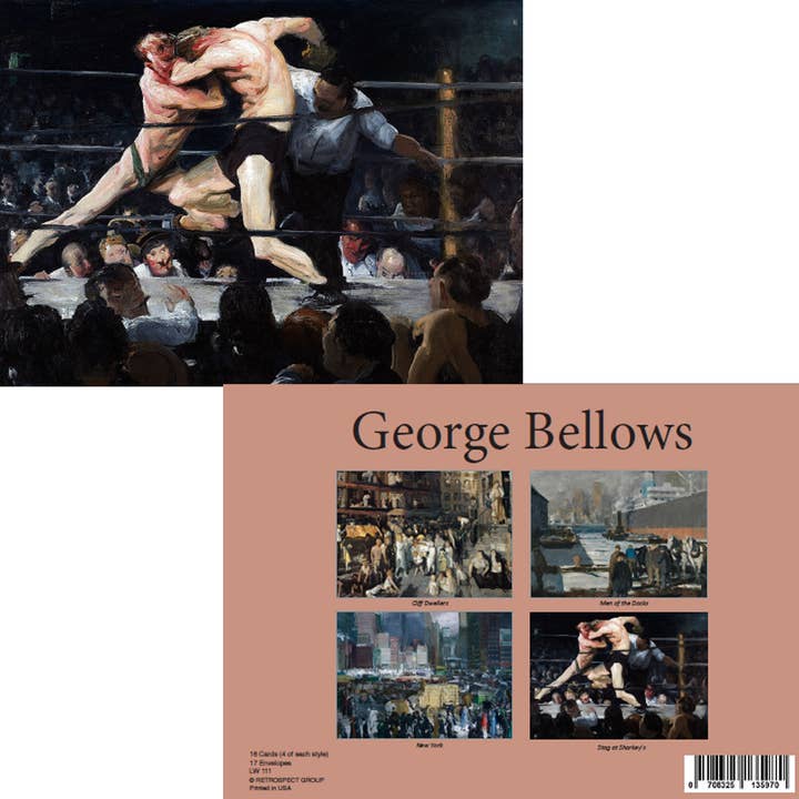 The Retrospect Group Collection - Wholesale Stationery/Notecard Set - George Bellows 2 Notecard - Boxed Set