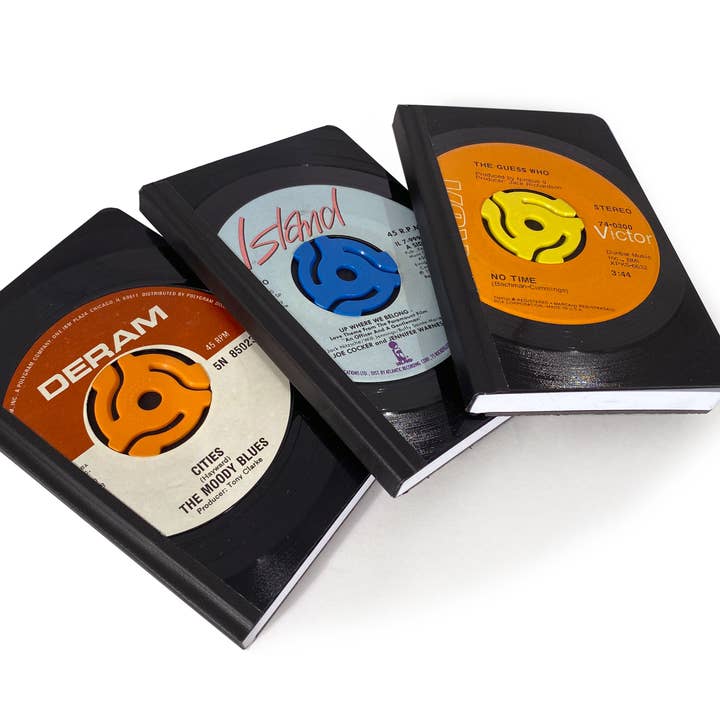 Vinylux - Wholesale Journal/diary - Small 45RPM Vinyl Record Journal