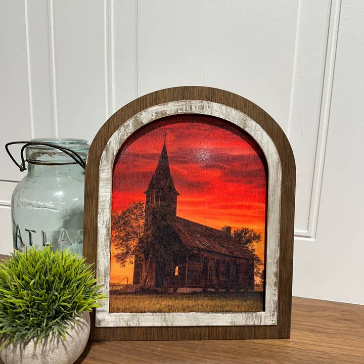 Igreja ao Pôr do Sol por atacado de The Broken Board