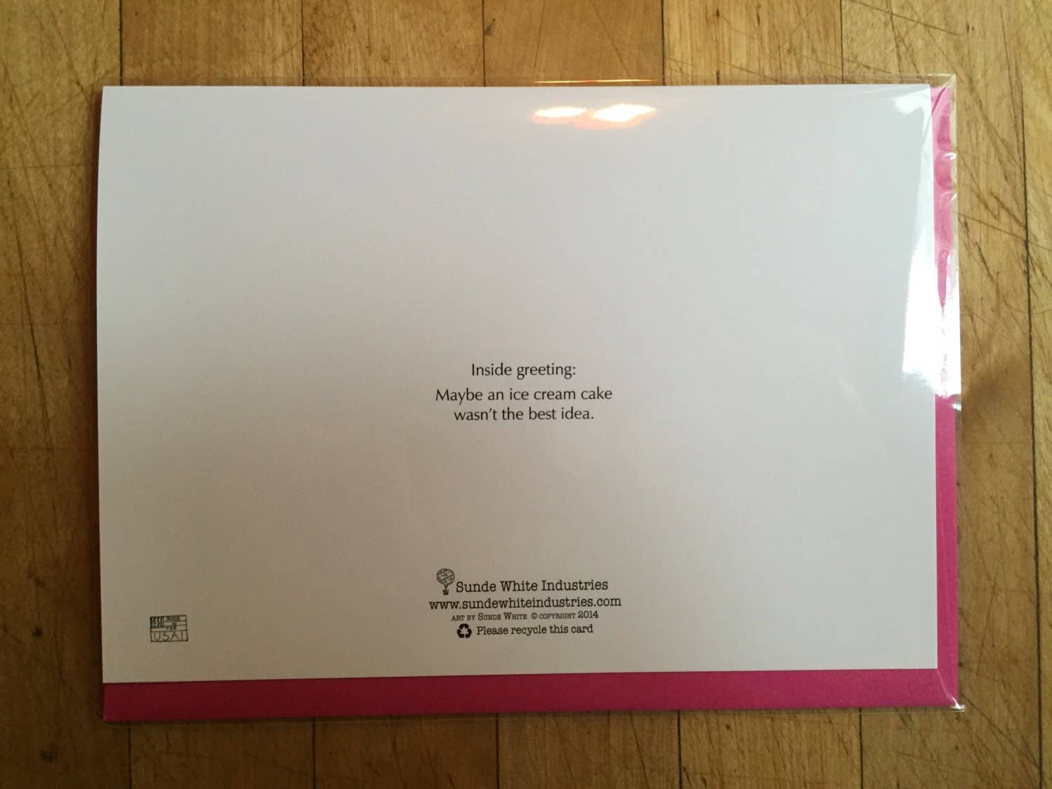 Sunde White Industries - Wholesale Birthday Card - Ice Cream Cake Cats Birthday Card2